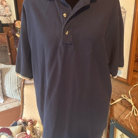 Port Authority Dark Blue Polo Shirt - Picture 1 of 2